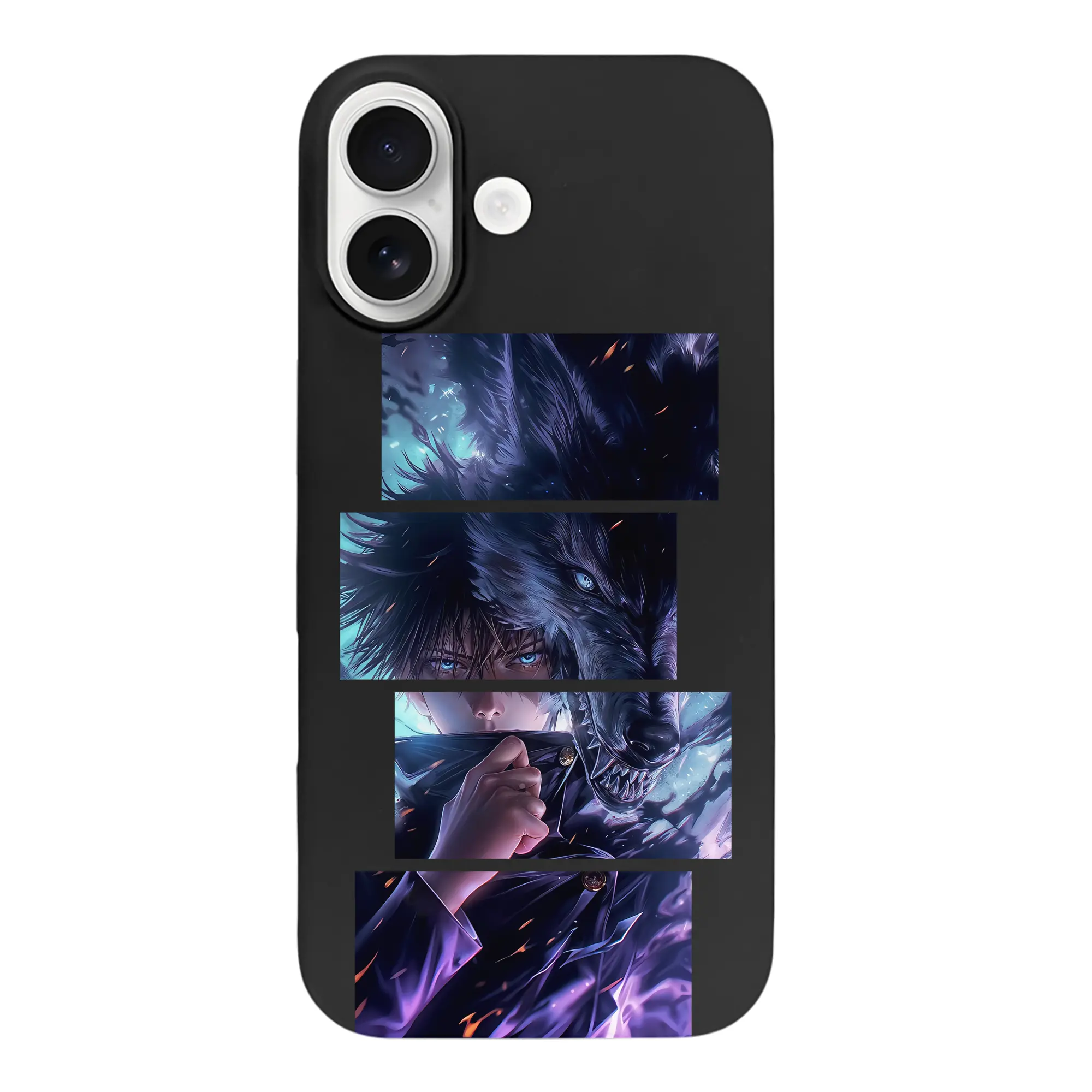 呪術廻戦 グッズ,伏黒 恵 - iPhone 17 シリーズ シリコンケース 薄型 耐衝撃 指紋防止 ソフトタッチカバー 精密フィット 傷防止 保護ケース iPhone 17/17 Air/17 Pro/17 Pro Max 対応